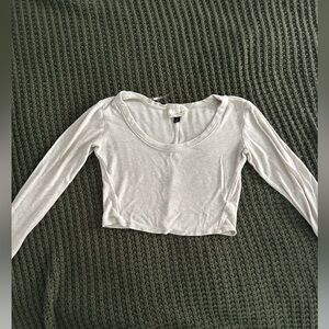 UNIVERSAL THREAD LONG SLEEVE TOP | OATMEAL | SIZE SMALL